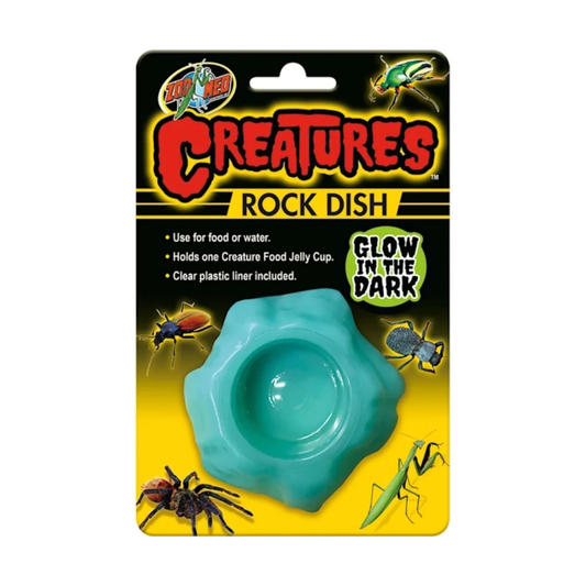 Zoo Med Creatures Rock Dish Glow in the Dark