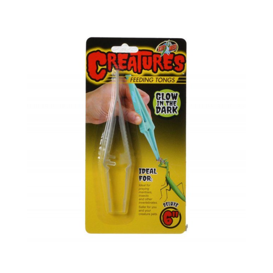 Zoo Med Creatures Feeding Tongs Glow in the Dark